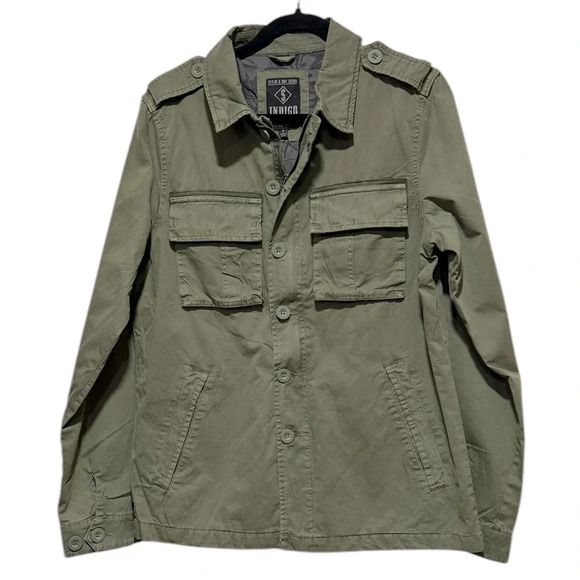 NWT Indigo Star Military Field Olive Green Major Utility Jacket Mens Small - Picture 1 of 14
